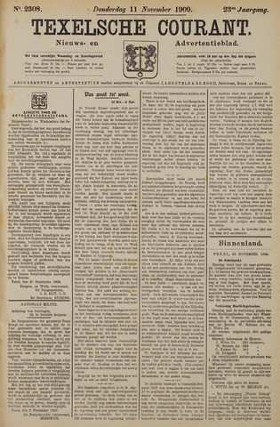 Texelsche Courant 1909-11-11