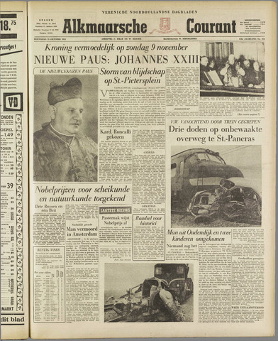 Alkmaarsche Courant 1958-10-29