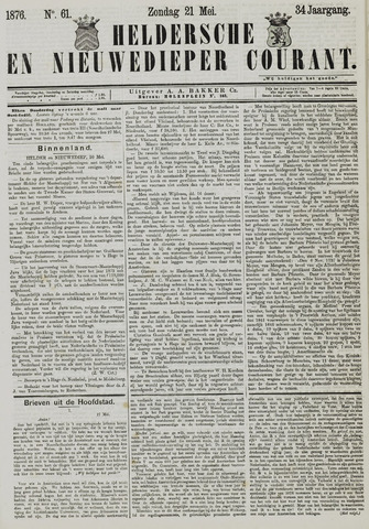 Heldersche en Nieuwedieper Courant 1876-05-21