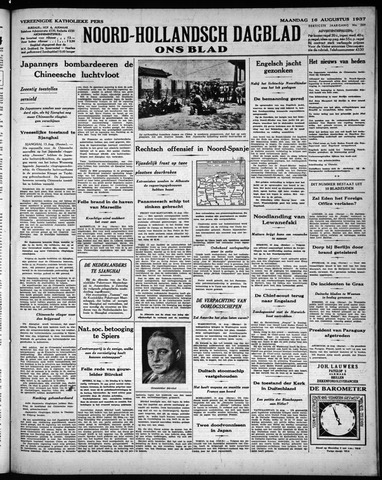 Noord-Hollandsch Dagblad : ons blad 1937-08-16