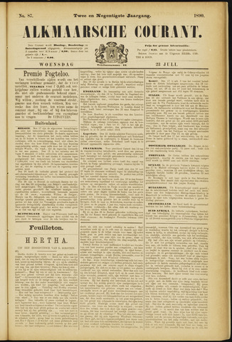 Alkmaarsche Courant 1890-07-23