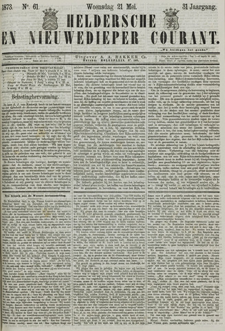 Heldersche en Nieuwedieper Courant 1873-05-21