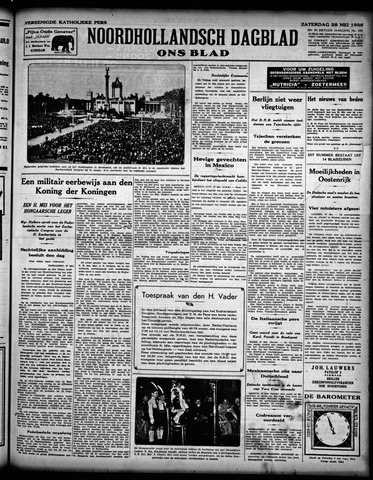 Noord-Hollandsch Dagblad : ons blad 1938-05-28