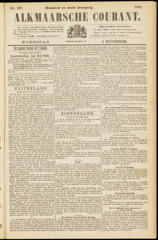 Alkmaarsche Courant 1904-11-02