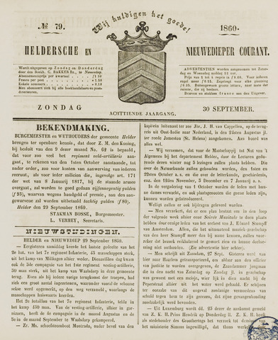 Heldersche en Nieuwedieper Courant 1860-09-30