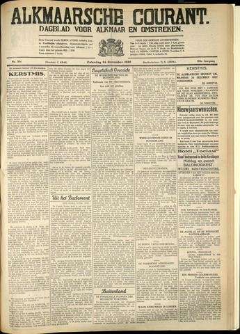 Alkmaarsche Courant 1932-12-25