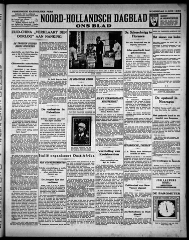 Noord-Hollandsch Dagblad : ons blad 1936-06-03