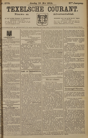 Texelsche Courant 1914-05-10