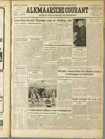 Alkmaarsche Courant 1957-01-05