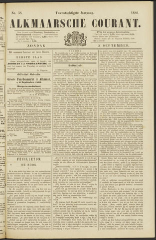Alkmaarsche Courant 1880-09-05