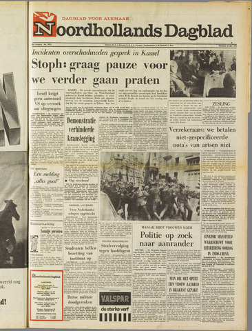 Noordhollands Dagblad : dagblad voor Alkmaar en omgeving 1970-05-22