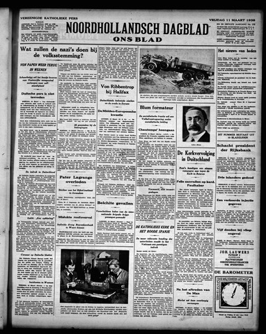 Noord-Hollandsch Dagblad : ons blad 1938-03-11