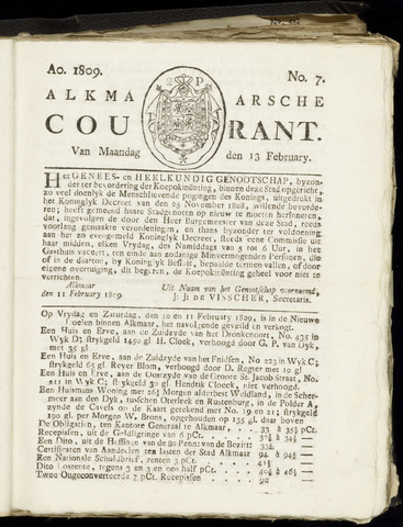 Alkmaarsche Courant 1809-02-13