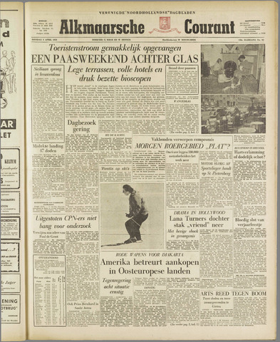 Alkmaarsche Courant 1958-04-08