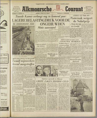 Alkmaarsche Courant 1958-10-30