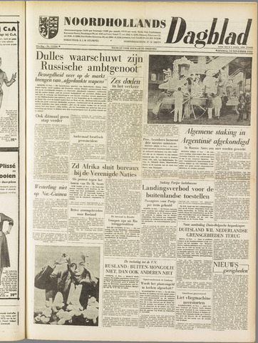 Noordhollands Dagblad : dagblad voor Alkmaar en omgeving 1955-11-15