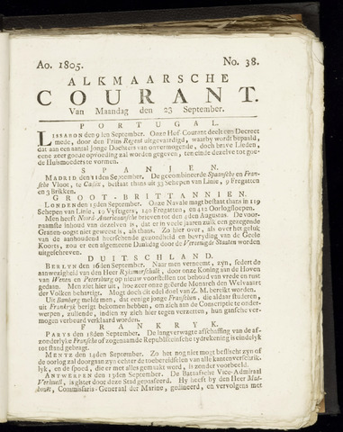 Alkmaarsche Courant 1805-09-23