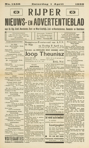 Rijper Nieuws- en Advertentieblad 1939-04-01