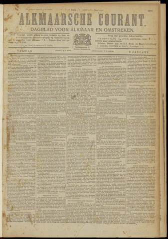 Alkmaarsche Courant 1920