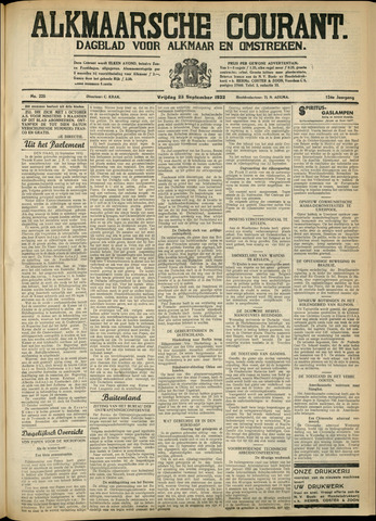 Alkmaarsche Courant 1932-09-23