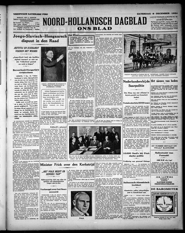 Noord-Hollandsch Dagblad : ons blad 1934-12-08
