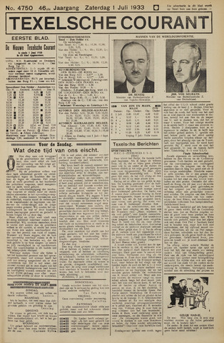 Texelsche Courant 1933-07-01