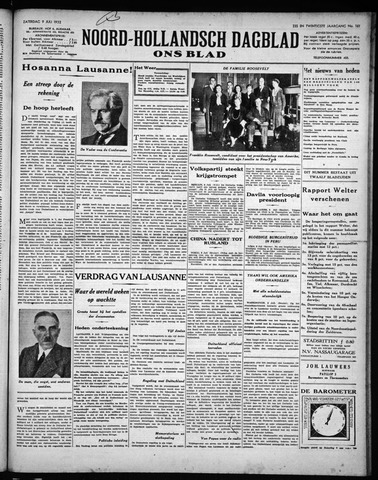 Noord-Hollandsch Dagblad : ons blad 1932-07-09