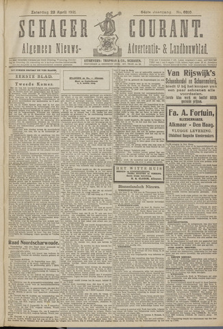 Schager Courant 1921-04-23