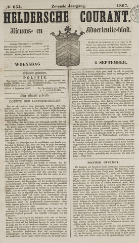 Heldersche Courant 1867-09-04