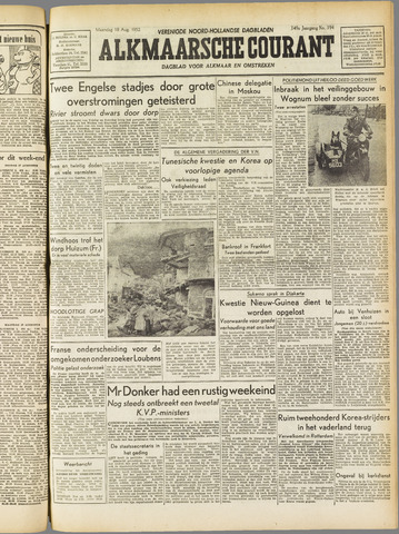 Alkmaarsche Courant 1952-08-18