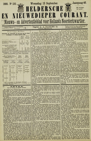 Heldersche en Nieuwedieper Courant 1888-09-12