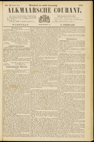 Alkmaarsche Courant 1904-02-10