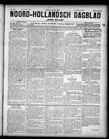 Noord-Hollandsch Dagblad : ons blad 1928-06-16