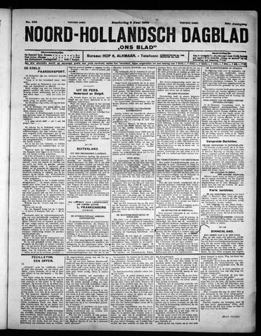 Noord-Hollandsch Dagblad : ons blad 1926-06-03
