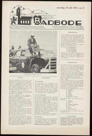 Badbode voor Callantsoog 1974-07-13