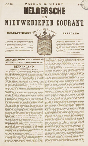 Heldersche en Nieuwedieper Courant 1865-03-26