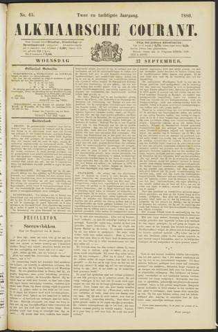 Alkmaarsche Courant 1880-09-22