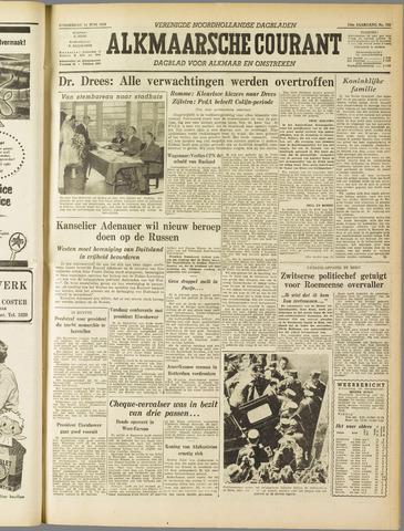 Alkmaarsche Courant 1956-06-14