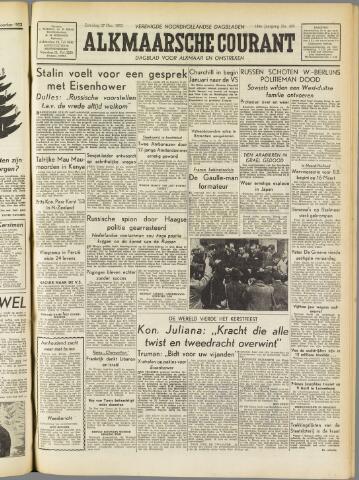 Alkmaarsche Courant 1952-12-27