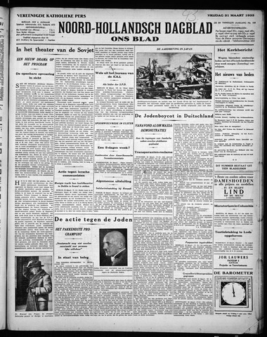 Noord-Hollandsch Dagblad : ons blad 1933-03-31