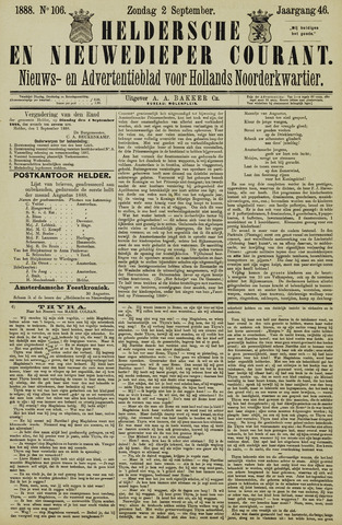 Heldersche en Nieuwedieper Courant 1888-09-02