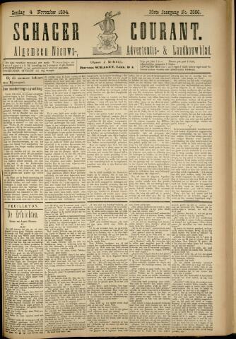 Schager Courant 1894-11-04