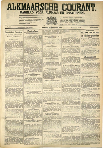 Alkmaarsche Courant 1932-11-28