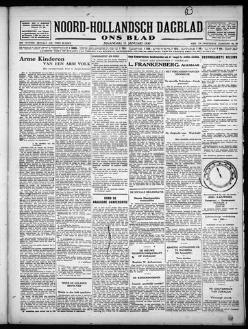 Noord-Hollandsch Dagblad : ons blad 1930-01-13