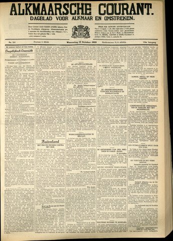 Alkmaarsche Courant 1932-10-12