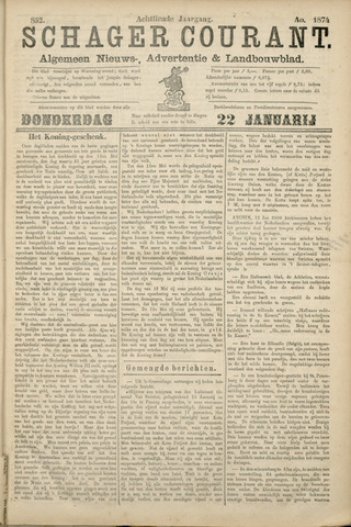Schager Courant 1874-01-22