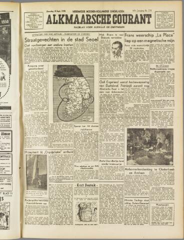 Alkmaarsche Courant 1950-09-18