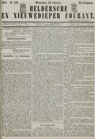 Heldersche en Nieuwedieper Courant 1873-10-29