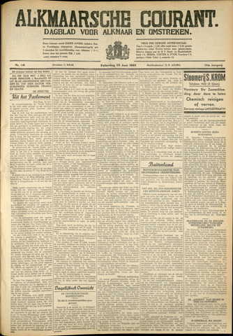 Alkmaarsche Courant 1932-06-25