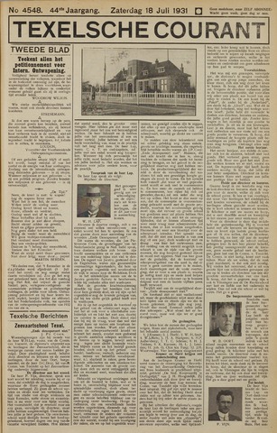 Texelsche Courant 1931-07-18
